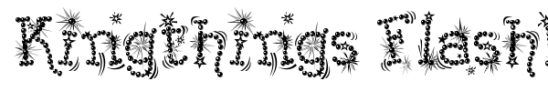 Kingthings Flashbang font preview